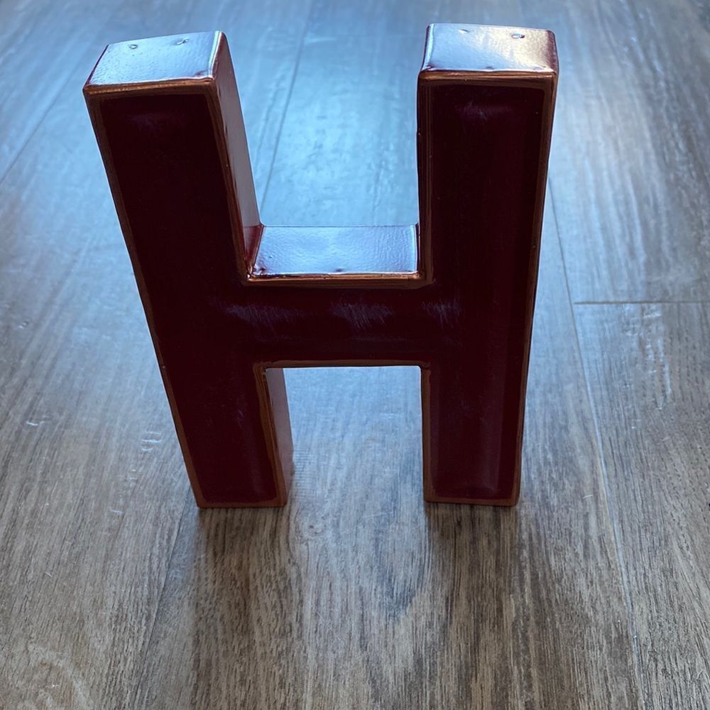 NEW Farmhouse Metal Letter H Ashland